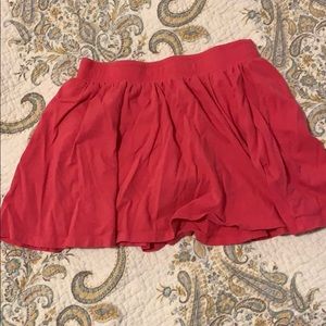 Pink skirt- has shorts under